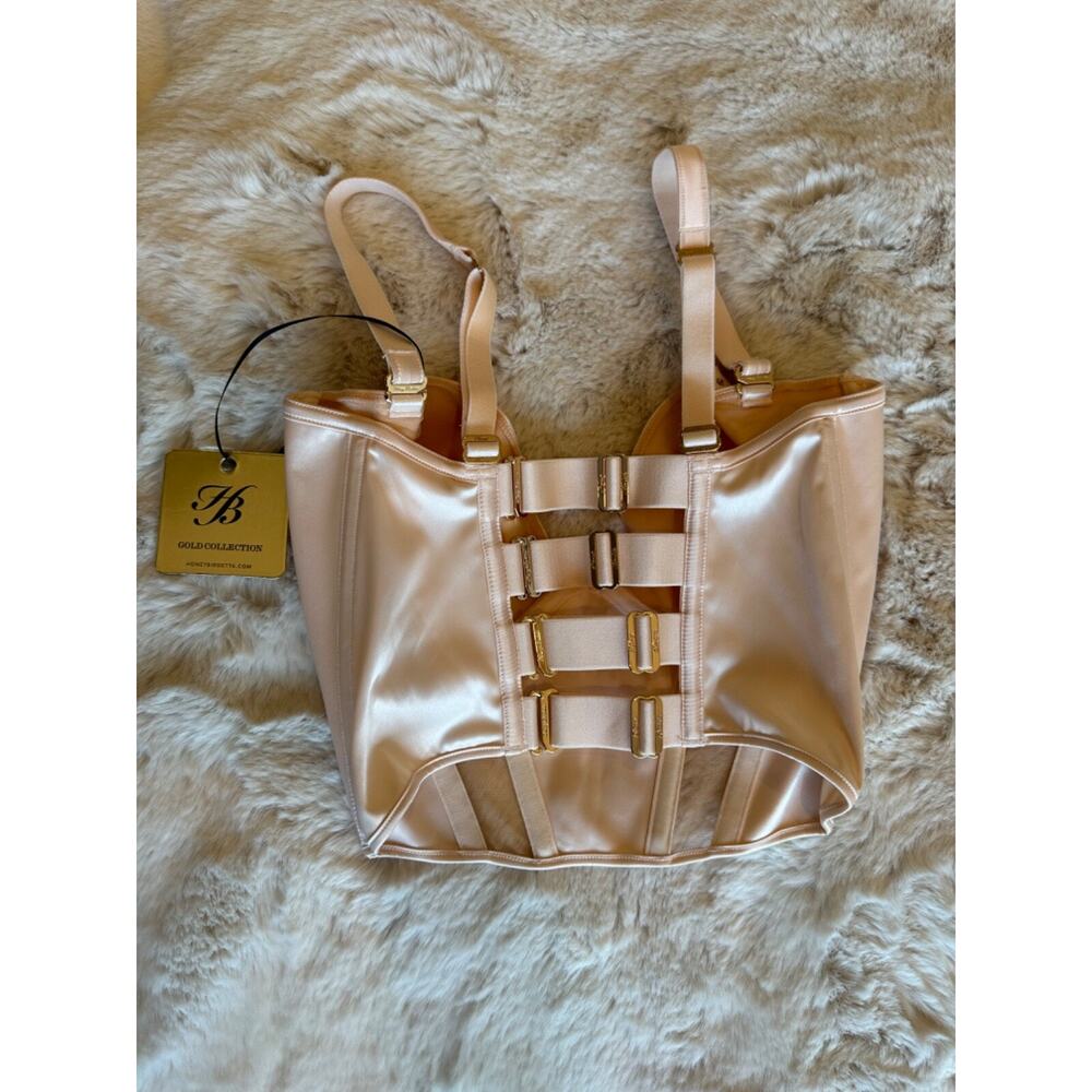 Honey Birdette CRYSTAL✨ Rhinestone Corset Bustier 32G - Picture 3 of 3